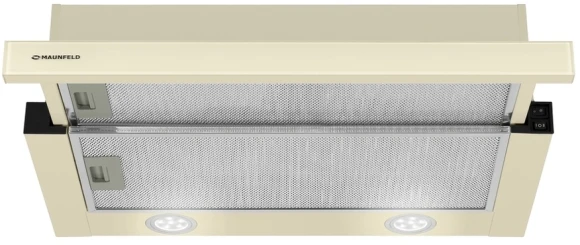 Вытяжка встраиваемая Maunfeld VS Fast Glass 60 бежевый управление: кулисные переключатели (1 мотор)