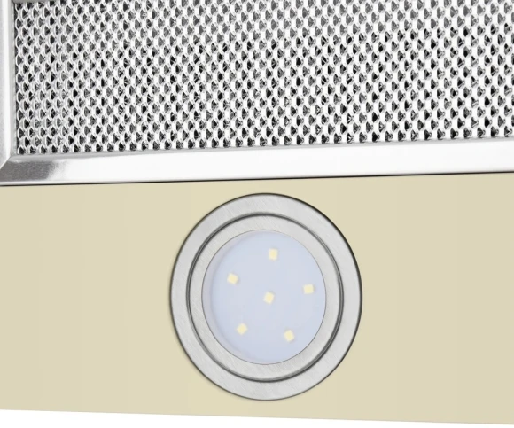 Вытяжка встраиваемая Maunfeld VS Fast Glass 60 бежевый управление: кулисные переключатели (1 мотор)