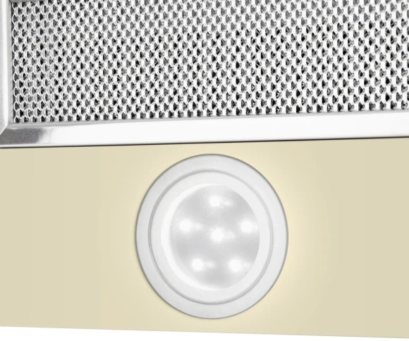 Вытяжка встраиваемая Maunfeld VS Fast Glass 60 бежевый управление: кулисные переключатели (1 мотор)