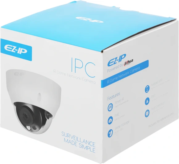 Камера видеонаблюдения IP Dahua EZ-IPC-D1B20P-0360B 3.6-3.6мм цв. корп.:белый