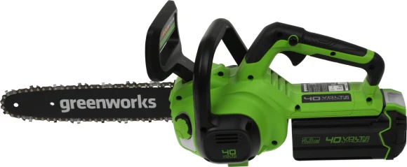 Цепная пила Greenworks G40CS30K2 аккум. дл.шины:12" (30cm) 1аккум. 4Ач ЗУ (2007807UB)
