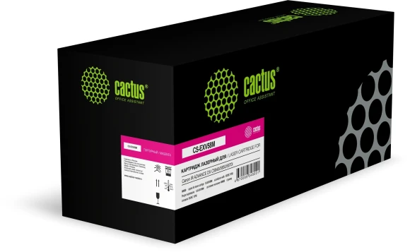 Картридж лазерный Cactus CS-EXV58M пурпурный (60000стр.) для Canon IR ADVANCE DX C5840i/5850/5870I