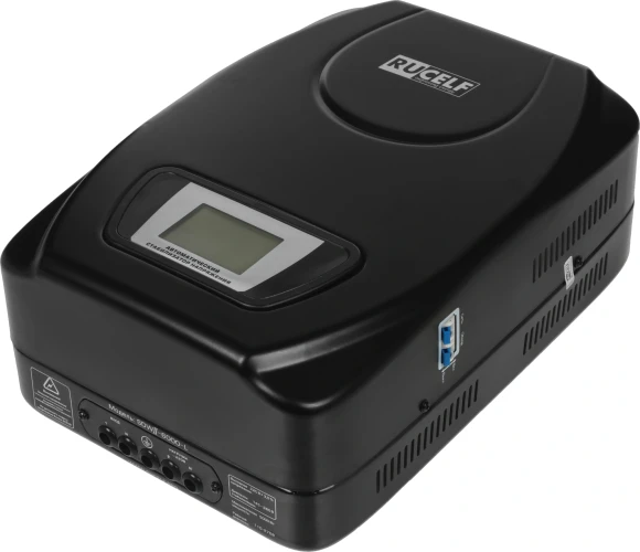 Стабилизатор напряжения Rucelf SDW.II-6000-L 6кВА однофазный черный (SDWII-6000-L)