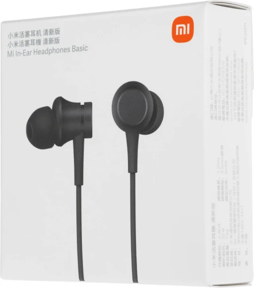Гарнитура внутриканальные Xiaomi In-Ear 1.25м черный проводные в ушной раковине (ZBW4354TY) Гарнитура внутриканальные Xiaomi In-Ear 1.25м черный проводные в ушной раковине (ZBW4354TY)