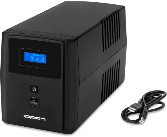 Источник бесперебойного питания Ippon Smart Power Pro II Euro 1200 720Вт 1200ВА черный