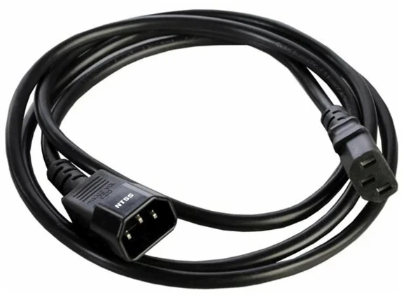 Шнур питания NTSS NTSS-PC13143 C13-С14 проводник.:3x1мм2 1м 220/250В 10А черный Шнур питания NTSS NTSS-PC13143 C13-С14 проводник.:3x1мм2 1м 220/250В 10А черный