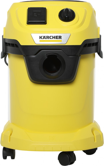 Строительный пылесос Karcher WD 3 P V-17/4/20 Workshop 1000Вт (уборка: сухая/сбор воды/выдув) желтый