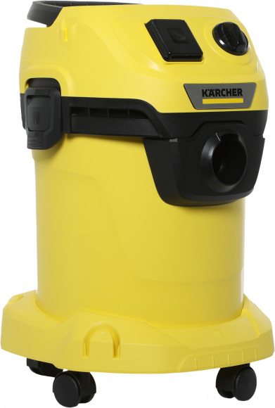 Строительный пылесос Karcher WD 3 P V-17/4/20 Workshop 1000Вт (уборка: сухая/сбор воды/выдув) желтый