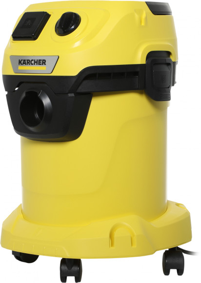 Строительный пылесос Karcher WD 3 P V-17/4/20 Workshop 1000Вт (уборка: сухая/сбор воды/выдув) желтый