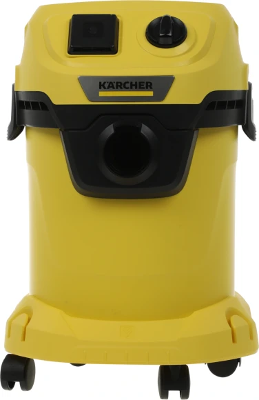 Строительный пылесос Karcher WD 3 P V-17/4/20 Workshop 1000Вт (уборка: сухая/сбор воды/выдув) желтый