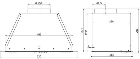 Вытяжка встраиваемая Elikor Врезной блок 52П-400-П3Д черный управление: ползунковое (1 мотор) Вытяжка встраиваемая Elikor Врезной блок 52П-400-П3Д черный управление: ползунковое (1 мотор)