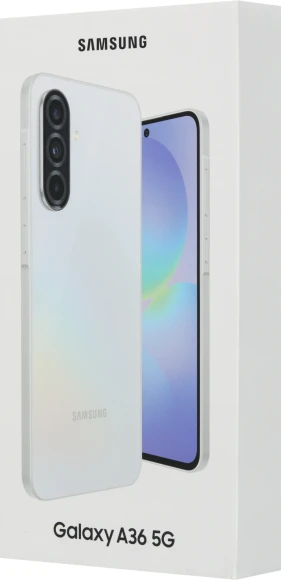 Смартфон Samsung SM-A366E Galaxy A36 5G 128Gb 8Gb серый моноблок 3G 4G 2Sim 6.7" 1080x2340 Android 15 50Mpix 802.11 a/b/g/n/ac/ax NFC GPS GSM900/1800 GSM1900 Protect
