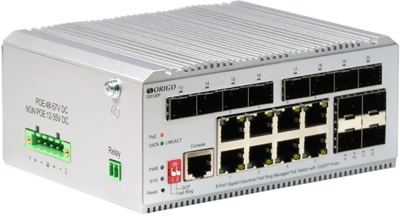Коммутатор Origo OI3120P/185W OI3120P/185W/A1A (L2) 8x1Гбит/с 12SFP 8PoE+ 185W управляемый Коммутатор Origo OI3120P/185W OI3120P/185W/A1A (L2) 8x1Гбит/с 12SFP 8PoE+ 185W управляемый