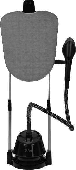 Отпариватель напольный Kitfort КТ-9112 1580Вт черный/серебристый Отпариватель напольный Kitfort КТ-9112 1580Вт черный/серебристый