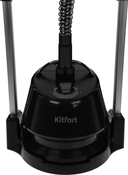 Отпариватель напольный Kitfort КТ-9112 1580Вт черный/серебристый Отпариватель напольный Kitfort КТ-9112 1580Вт черный/серебристый