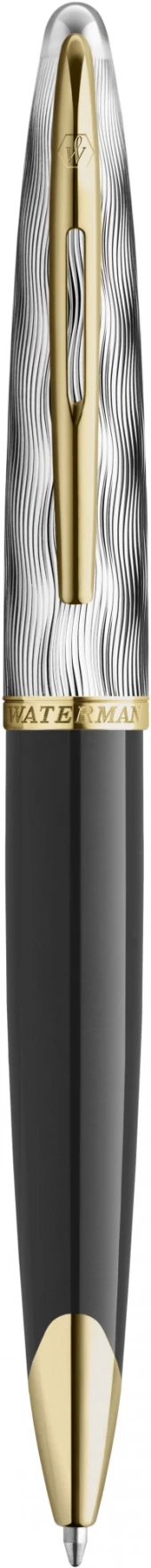 Ручка шариков. Waterman Reflections of Paris Carene DeLuxe (2200946) Black GT M син. черн. подар.кор. Ручка шариков. Waterman Reflections of Paris Carene DeLuxe (2200946) Black GT M син. черн. подар.кор.
