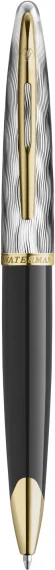 Ручка шариков. Waterman Reflections of Paris Carene DeLuxe (2200946) Black GT M син. черн. подар.кор. Ручка шариков. Waterman Reflections of Paris Carene DeLuxe (2200946) Black GT M син. черн. подар.кор.
