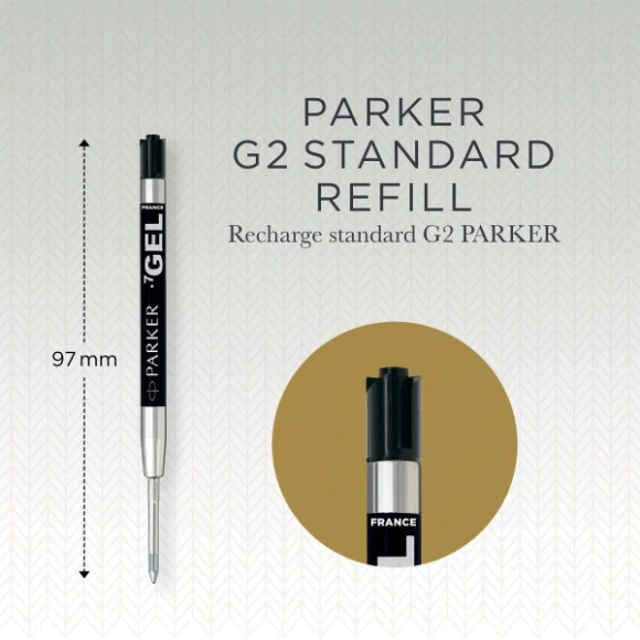 Стержень гелевый Parker Z05 (1950344) M 0.7мм черные чернила для ручек шариковых блистер Стержень гелевый Parker Z05 (1950344) M 0.7мм черные чернила для ручек шариковых блистер