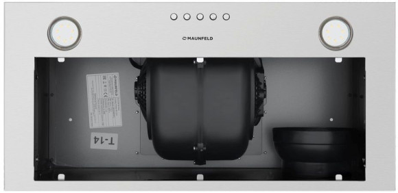 Вытяжка встраиваемая Maunfeld Crosby Power 50 нержавеющая сталь управление: кнопочное (1 мотор)