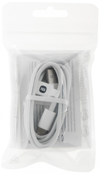 Кабель Xiaomi Mi USB Type-C Cable 100cm BHR4422GL USB (m)-USB Type-C (m) 1м белый