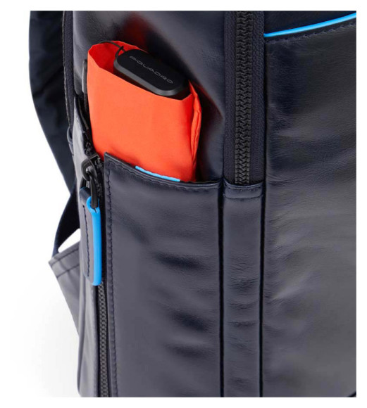 Рюкзак мужской Piquadro Blue Square Revamp CA4818B2V/BLU синий кожа Рюкзак мужской Piquadro Blue Square Revamp CA4818B2V/BLU синий кожа
