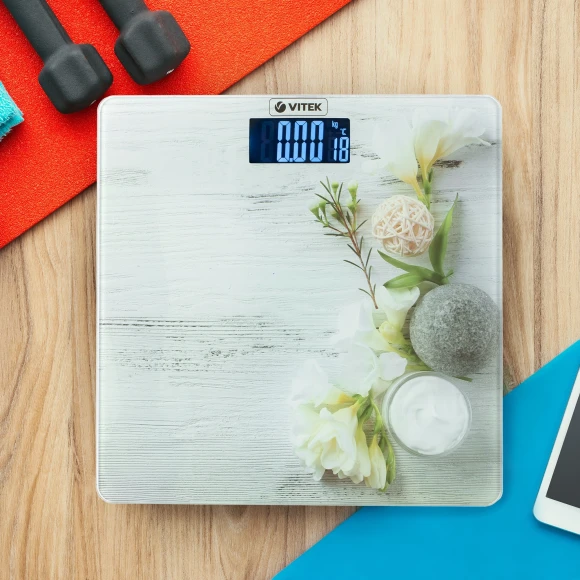 Весы напольные электронные Vitek VT-8077 макс.180кг рисунок