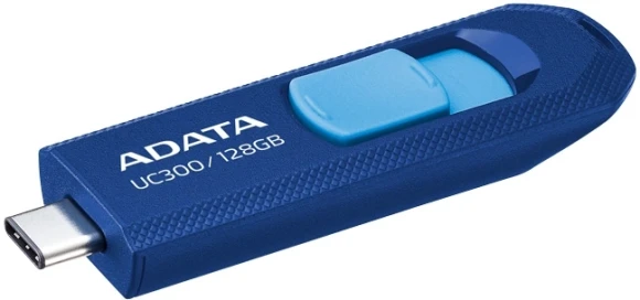 Флеш Диск A-Data 128GB Type-C UC300 ACHO-UC300-128G-RNB/BU USB3.2 синий/голубой