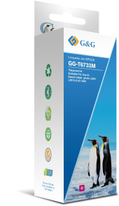 Чернила G&G GG-T6733M пурпурный 100мл для Epson L800, L805, L810, L850 Чернила G&G GG-T6733M пурпурный 100мл для Epson L800, L805, L810, L850
