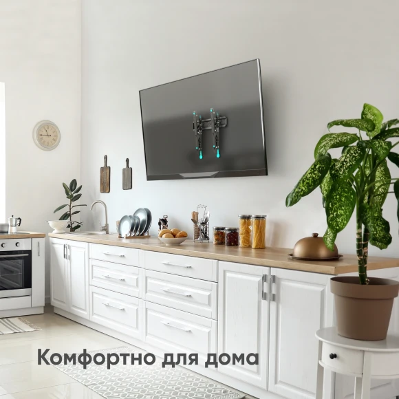 Кронштейн для телевизора Onkron TM5 черный 32"-70" макс.68кг настенный наклон
