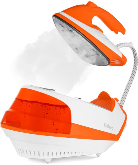 Парогенератор Kitfort КТ-9135 2000Вт оранжевый/белый Парогенератор Kitfort КТ-9135 2000Вт оранжевый/белый