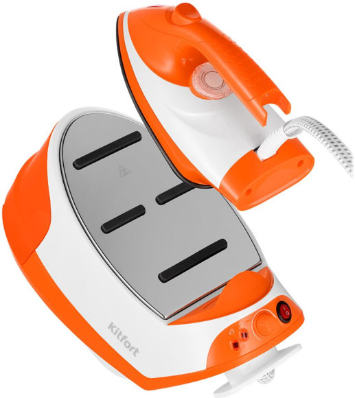 Парогенератор Kitfort КТ-9135 2000Вт оранжевый/белый Парогенератор Kitfort КТ-9135 2000Вт оранжевый/белый