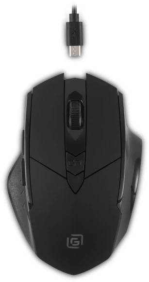 Мышь Оклик 780GW черный оптическая 3200dpi беспров. USB для ноутбука 6but (1903012)