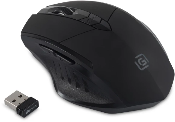 Мышь Оклик 780GW черный оптическая 3200dpi беспров. USB для ноутбука 6but (1903012)