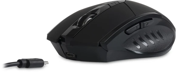 Мышь Оклик 780GW черный оптическая 3200dpi беспров. USB для ноутбука 6but (1903012)