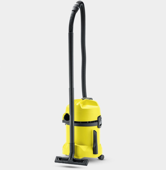 Строительный пылесос Karcher WD 3 Battery Set *EU-II 300Вт (уборка: сухая/влажная/выдув/сбор воды) желтый