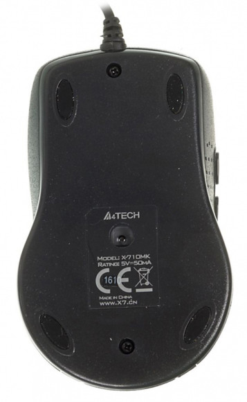 Мышь A4Tech X-710MK черный оптическая 2000dpi USB 7but (X-710MK USB) Мышь A4Tech X-710MK черный оптическая 2000dpi USB 7but (X-710MK USB)