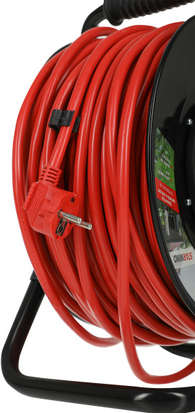 Удлинитель силовой Starwind ST-PSR4.50/G-16 3x2.5кв.мм 4розет. 50м ПВС 16A катушка оранжевый