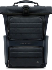 Рюкзак мужской Piquadro Oberon CA7280W150/CAMOCU роллтоп коричневый нейлон/натур.кожа Рюкзак мужской Piquadro Oberon CA7280W150/CAMOCU роллтоп коричневый нейлон/натур.кожа