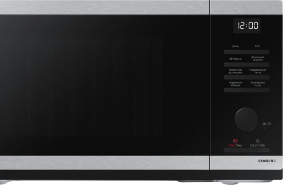 Микроволновая Печь Samsung MG23DG4524ATBW 23л. 800Вт нержавеющая сталь/черный Микроволновая Печь Samsung MG23DG4524ATBW 23л. 800Вт нержавеющая сталь/черный