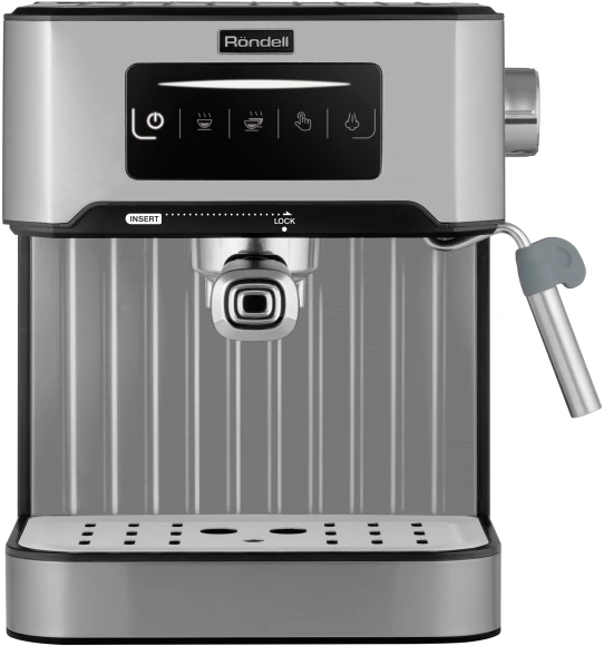 Кофеварка рожковая Rondell RDE-1106 850Вт серебристый Кофеварка рожковая Rondell RDE-1106 850Вт серебристый