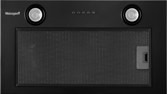 Вытяжка встраиваемая Weissgauff Box 850 PB Black Edition черный управление: кнопочное (1 мотор)