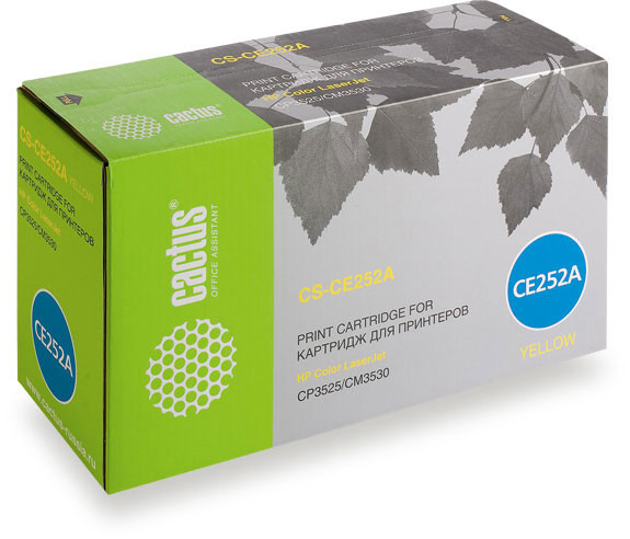 Картридж лазерный Cactus CS-CE252A CE252A желтый (7000стр.) для HP CLJ CP3525/CM3530 Картридж лазерный Cactus CS-CE252A CE252A желтый (7000стр.) для HP CLJ CP3525/CM3530