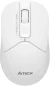 Мышь A4Tech Fstyler FG12S белый оптическая 1200dpi silent беспров. USB 3but