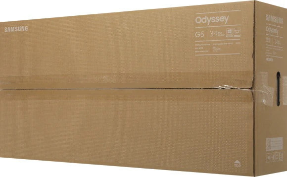 Монитор Samsung 34" Odyssey G5 C34G55TWWI черный VA LED 1ms 21:9 HDMI матовая 250cd 178гр/178гр 3440x1440 165Hz DP UW 5.6кг