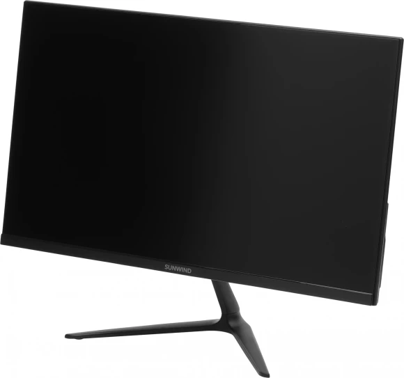 Монитор SunWind 21.5" SM-22FV222 черный VA 5ms 16:9 HDMI матовая 250cd 178гр/178гр 1920x1080 100Hz FreeSync VGA FHD 2.29кг