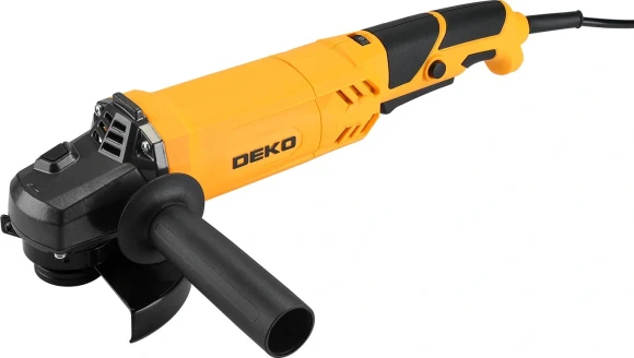 Углошлифовальная машина Deko DKAG1500 1500Вт 11500об/мин рез.шпин.:M14 d=125мм (063-4297) Углошлифовальная машина Deko DKAG1500 1500Вт 11500об/мин рез.шпин.:M14 d=125мм (063-4297)