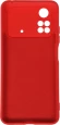 Чехол (клип-кейс) DF для Poco M4 Pro (4G) poOriginal-06 красный (POORIGINAL-06 (RED))