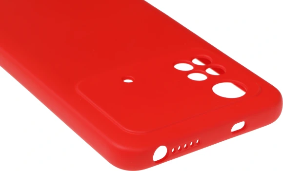 Чехол (клип-кейс) DF для Poco M4 Pro (4G) poOriginal-06 красный (POORIGINAL-06 (RED))