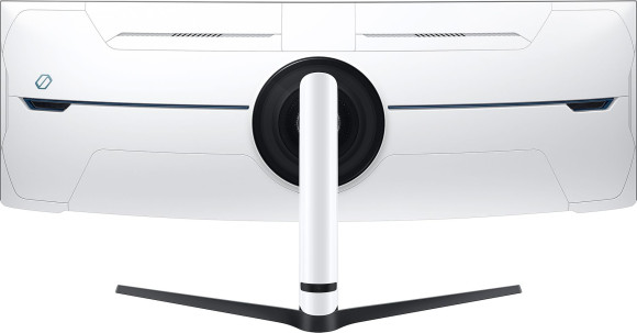 Монитор Samsung 57" Odyssey Neo G9 S57CG952NI черный VA LED 32:9 HDMI полуматовая HAS Piv 2500:1 420cd 178гр/178гр 7680x2160 240Hz FreeSync Premium Pro DP Dual UHD USB 19кг