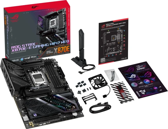 Материнская плата Asus ROG STRIX B850-A GAMING WIFI7 NEO Socket AM5 AMD B850 4xDDR5 ATX AC`97 8ch(7.1) 5Gigabit RAID+HDMI Материнская плата Asus ROG STRIX B850-A GAMING WIFI7 NEO Socket AM5 AMD B850 4xDDR5 ATX AC`97 8ch(7.1) 5Gigabit RAID+HDMI